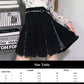 Gothic Korean  Loose BF Shirt and Skirt Set