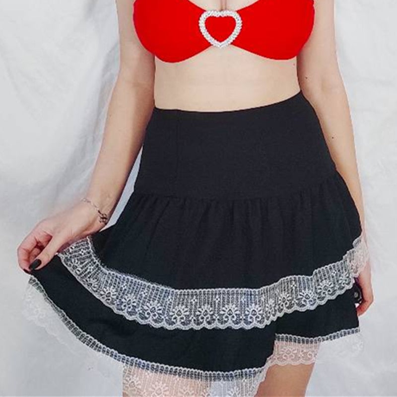Gothic Lolita Cake Mini Skirt