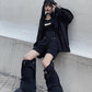 Techwear Gothic Black Cargo Pants