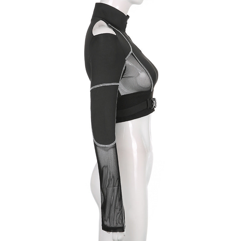 Dark and Bold Gothic Techwear Long Sleeve for Men and Women