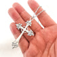Gothic Chain Necklace with Sharp Pendant Designs
