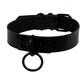 Gothic Choker Necklace with Spikes, Chains and Pendants