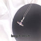 Gothic Chain and Pearl Choker Necklace with Zircon Stone