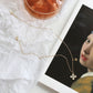 Gothic Shell Cross Pendant Necklace