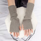 Gothic Women Fingerless Anime Gloves Arm Warmers