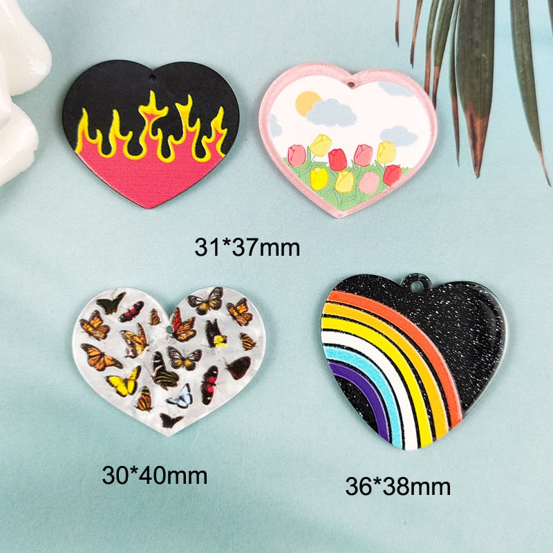 Gothic 10Pcs Pastel Goth Charms