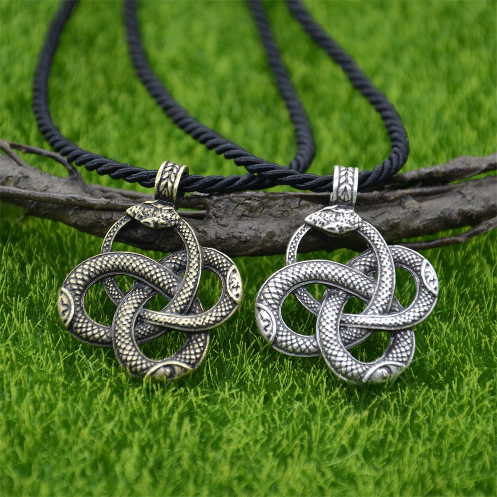 Gothic Snake Necklace Pendant