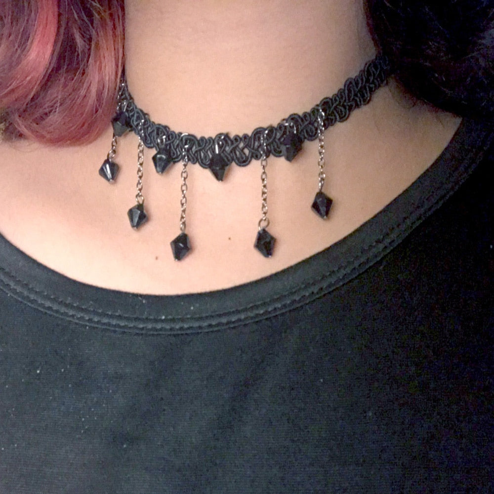 Gothic Leather Velvet Choker Necklaces