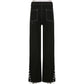 Gothic Lace Splice Baggy Jean with chains.
