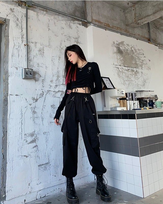 Gothic Harajuku Jogging Cargo Pants