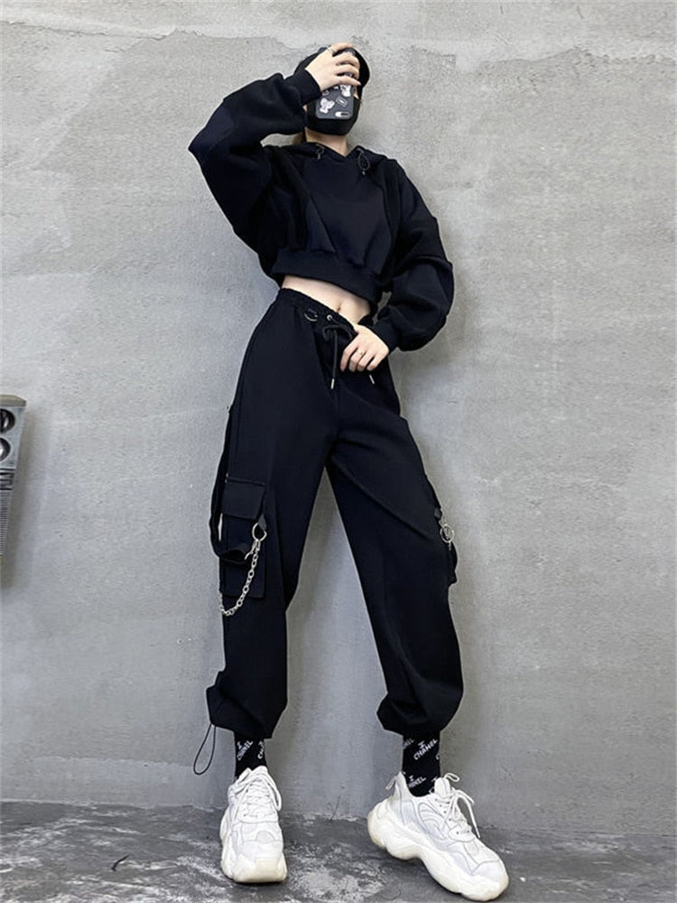 Punk Oversized Cargo Pants