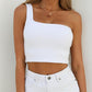 Gothic One Shoulder Tank Top