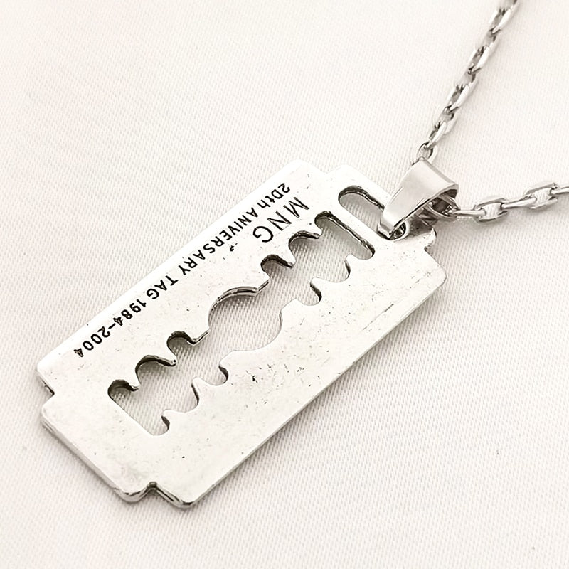 Gothic Chain Necklace with Sharp Pendant Designs