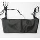 Dark and Edgy Streetwear Gothic PU Leather Crop Top