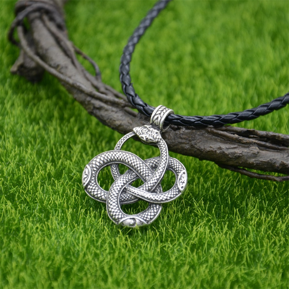 Gothic Snake Necklace Pendant