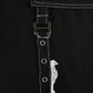 Gothic Lace Splice Baggy Jean with chains.