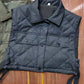 Gothic Army Green Waistcoat with Large Pockets