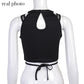 Gothic Bandage Cut Out Tank Top