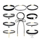 Gothic Leather Velvet Choker Necklaces