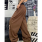 Gothic Brown Joggers Sweatpants