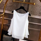 Summer Sleeveless Chiffon Blouse Solid V-neck