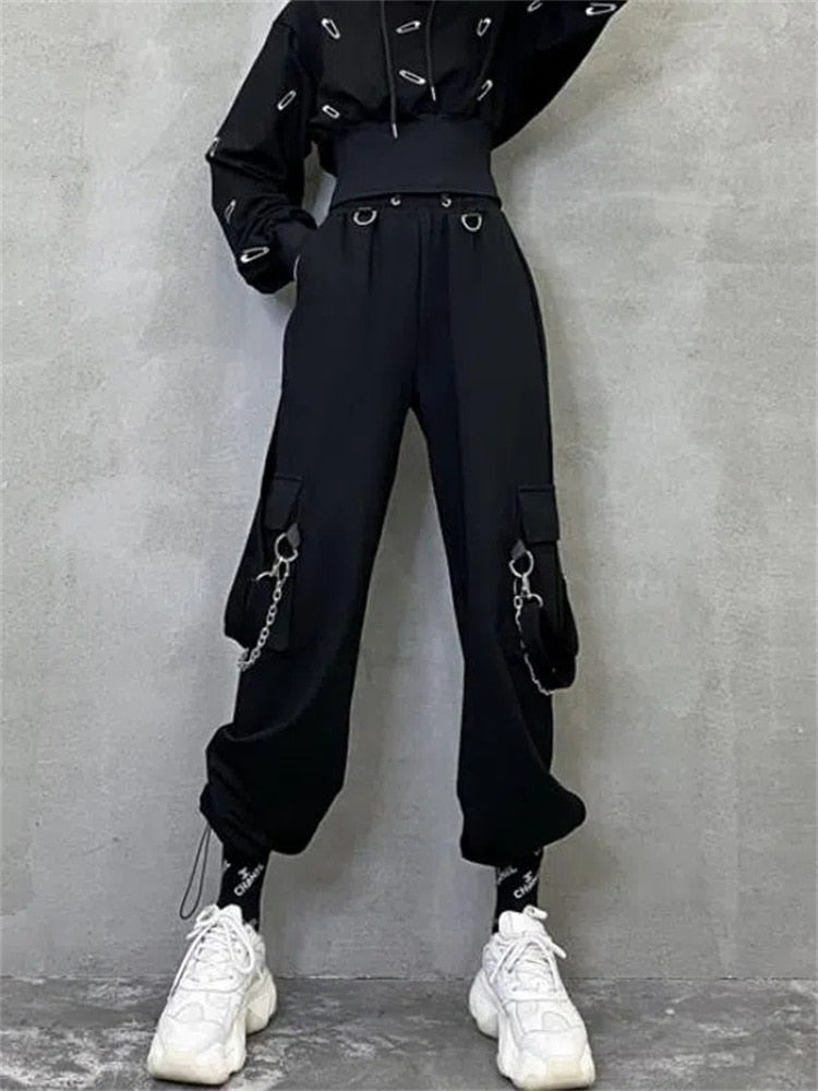 Punk Oversized Cargo Pants