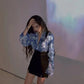 Harajuku Gothic Top with Embroidery