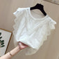 Cat Print Chiffon Top