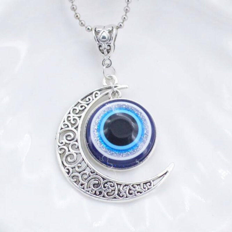 Gothic Evil Eye Necklace