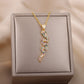 Gothic Chain Necklace with Biting Snake Pendant