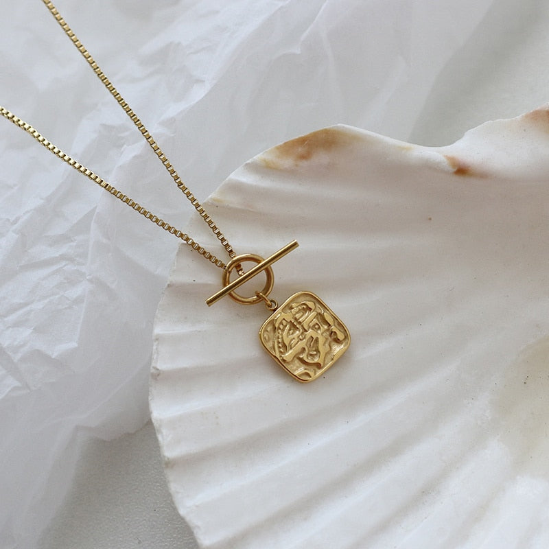 Necklaces Clavicle Chain Plated Gold