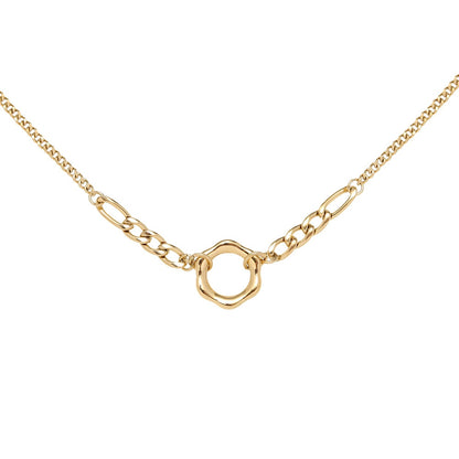 Simple OL Style Collarbone Chain Necklace for Women