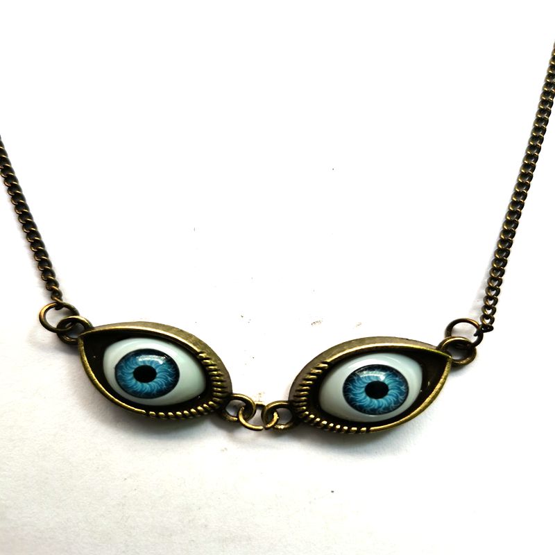 Gothic Evil Eye Necklace