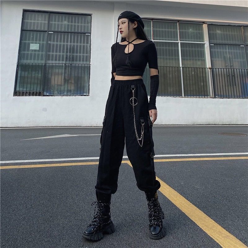 Gothic Harajuku Jogging Cargo Pants