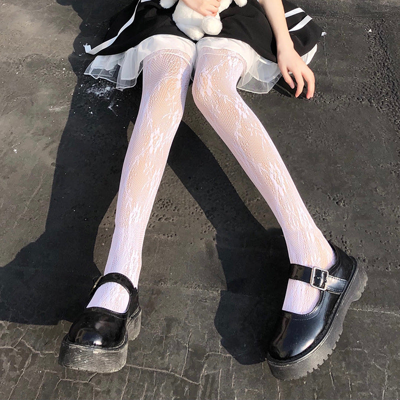 Gothic Tights Lolita Hollowed Out Mesh Stockings