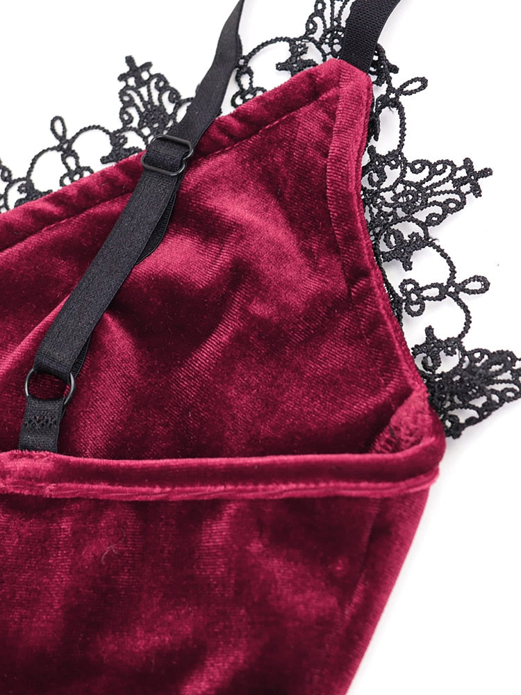 Gothic Backless Strap Tank