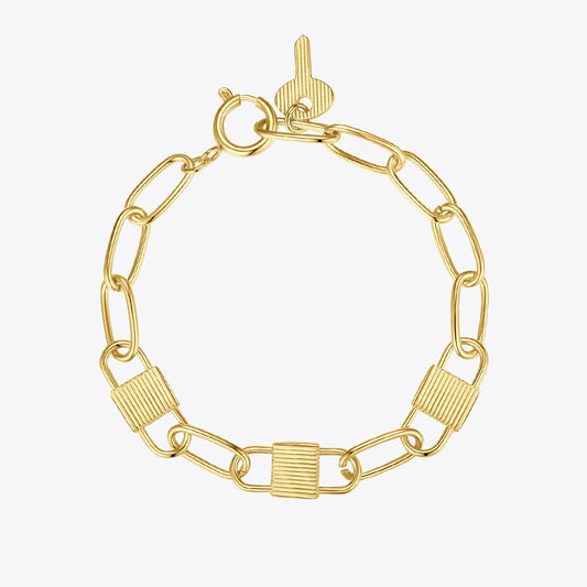 Gothic Lock Key Bracelet for Women