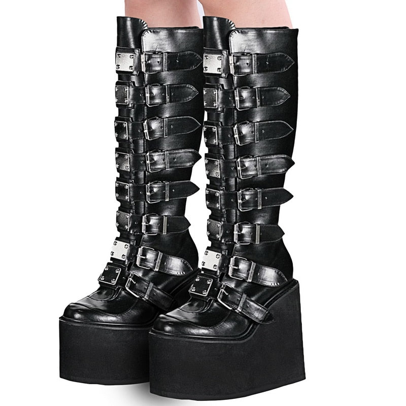 Gothic Brand Design High Heels boots