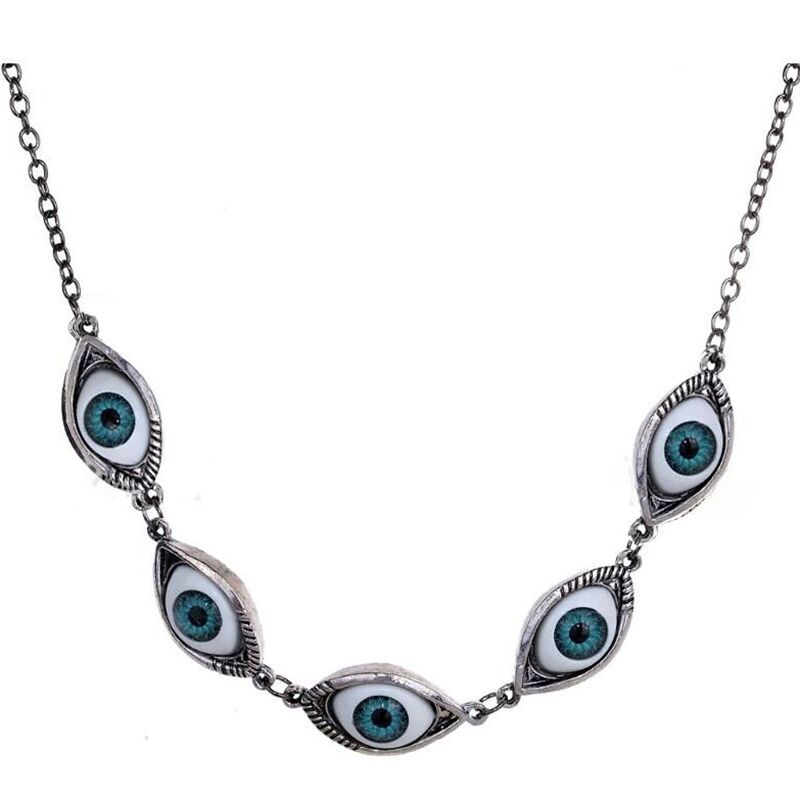 Gothic Evil Eye Necklace