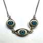 Gothic Evil Eye Necklace