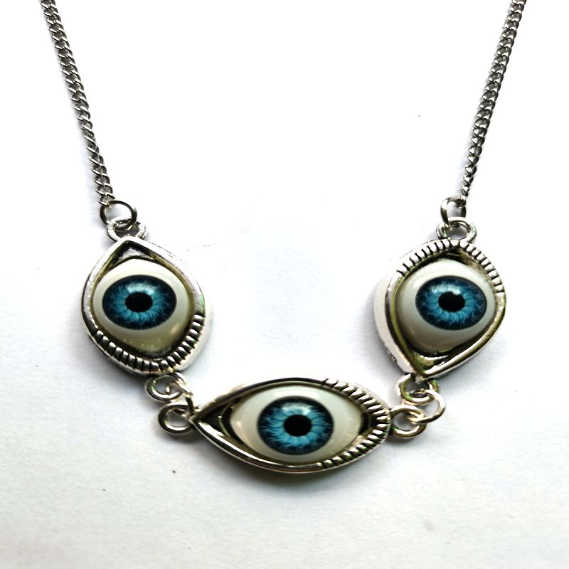 Gothic Evil Eye Necklace