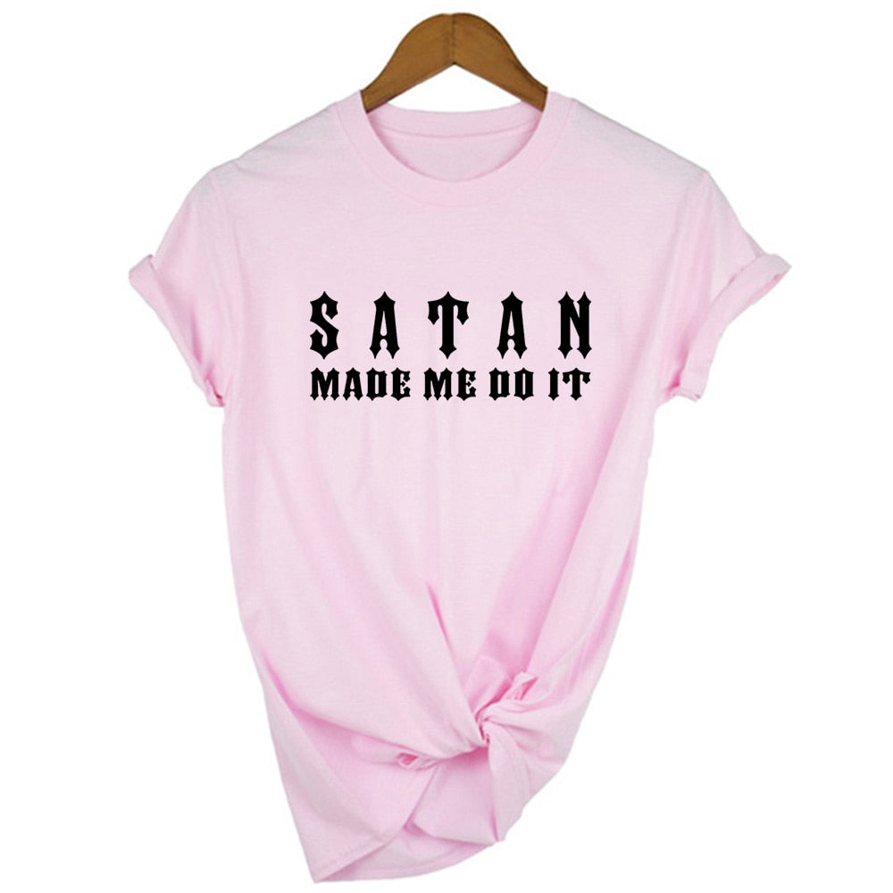 Gothic Short Sleeve Devil T-Shirt