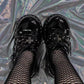 Gothic Platform Shoes with Metal Decoration
