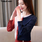 Korean chiffon blouse ladies tops