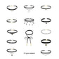 Gothic Leather Velvet Choker Necklaces