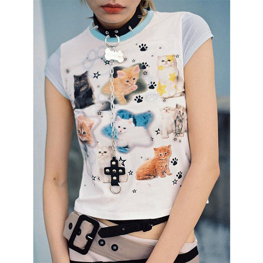 Gothic Cats Kittens T-Shirts