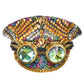 Luxury Gothic Adult Party Hats Covered in Glass and Gems