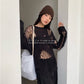 Gothic-inspired Sweater with hollow out design, perfect for a bold and edgy look
