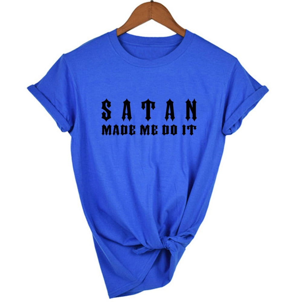 Gothic Short Sleeve Devil T-Shirt