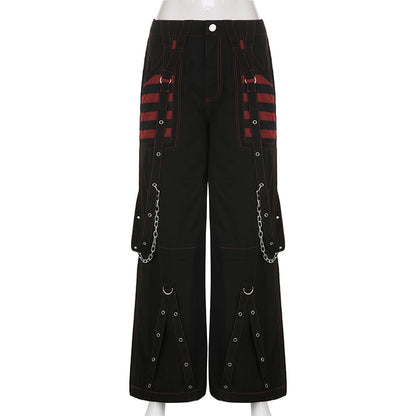 Gothic E-girl Harajuku  Grunge Cargo Pants